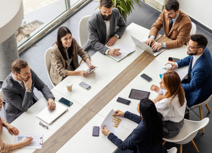 Colleagues in a meeting