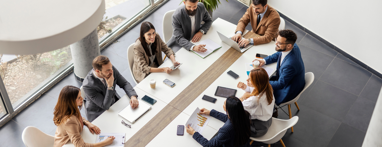 Colleagues in a meeting