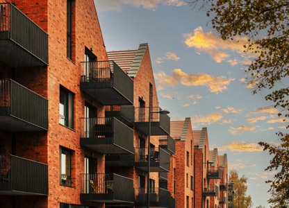 A row of houses