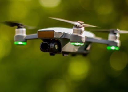 Drone in action